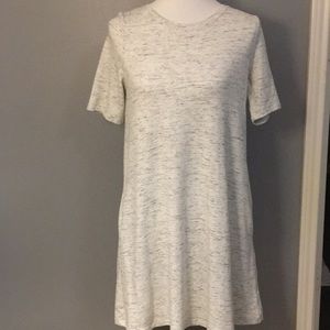 Cream Short Sleeve Dress
